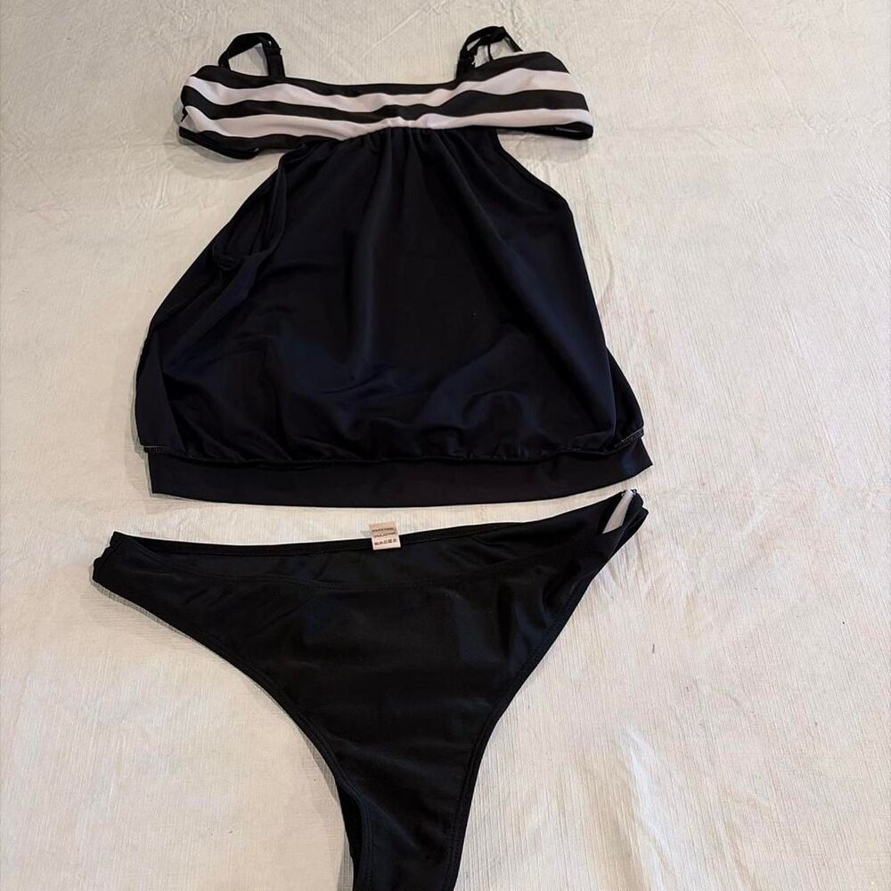 Unbranded Women's Black Bikinis-and-tankini-sets